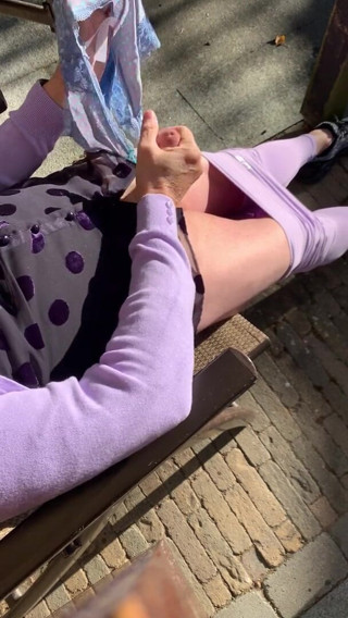 Louise: Lila leggings cum