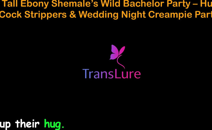 TransLure: English Audio Sex Story - Tall Ebony Shemale’s Wild Bachelor Party -...