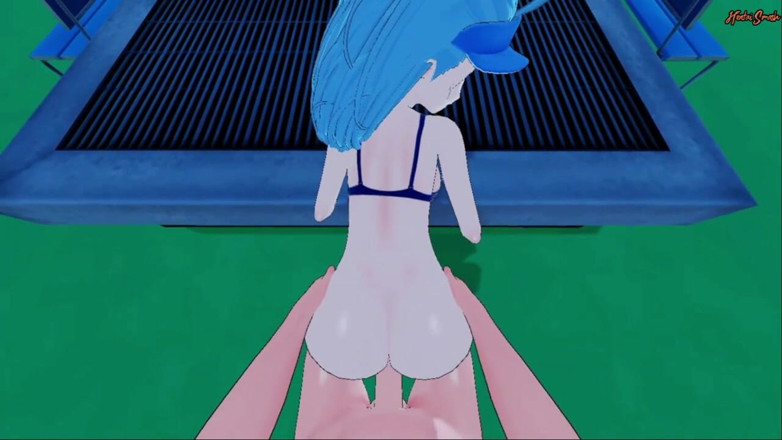 Hentai Smash: Kkaili recebe POV fodida de quatro antes de ser coberta...