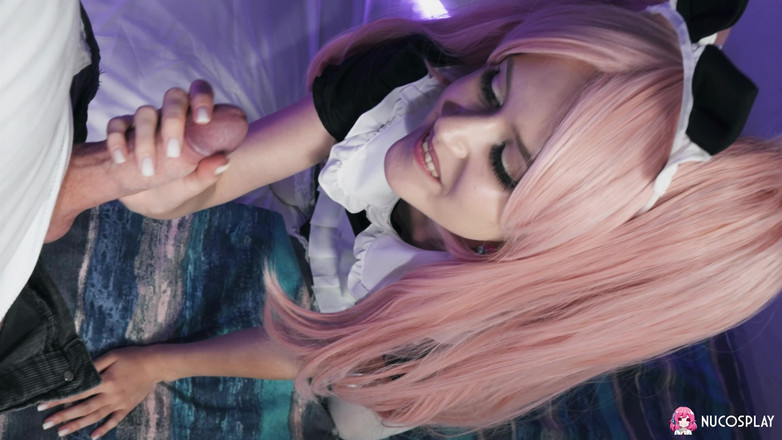 Nu Cosplay: ऊना फेयरी एक बिम्बो नौकरानी है जो लंड से प्यार करती है