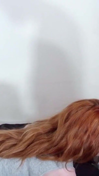Horny ginger skinny teen Ella Hughes with hairy pussy gets fucked by big cock