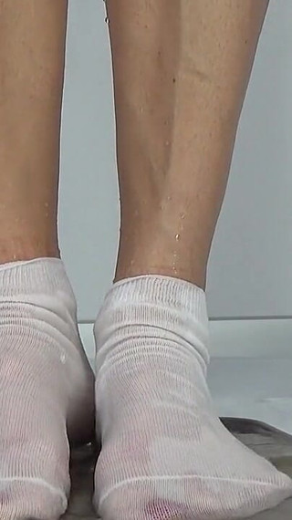 Thumbnail of I Pee Doggy Style in White Socks