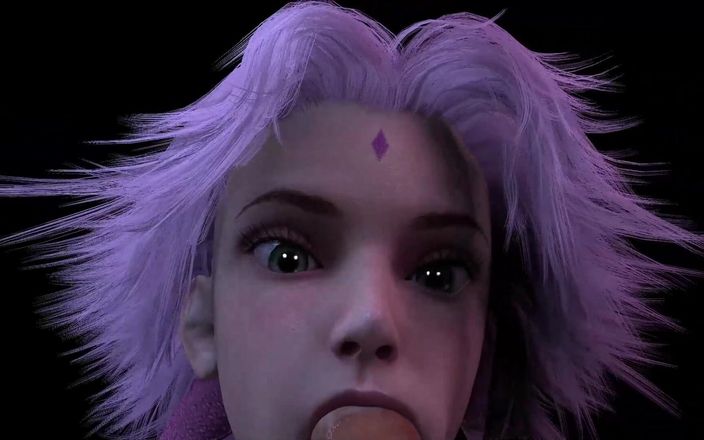 Wraith ward: Sakura chupa polla en primer plano | Naruto en parodia hentai 3d