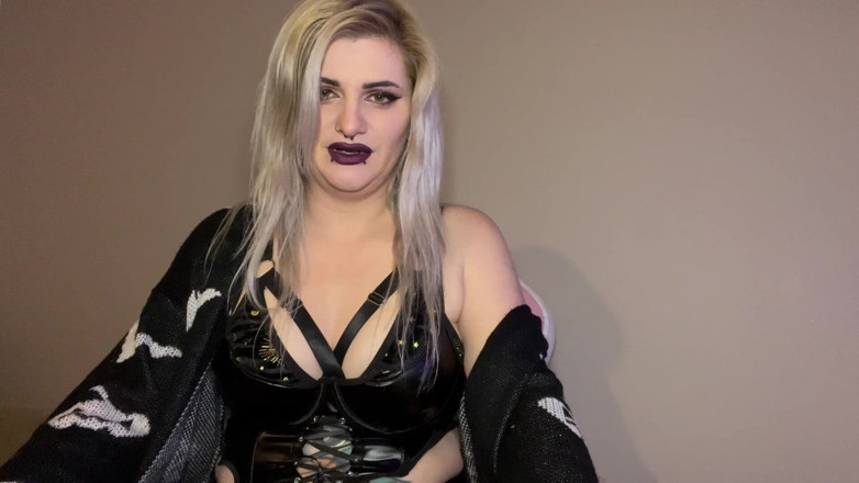 EeveeXo: Teaser Hairy Goth Step-mom Dominates and Pegs You