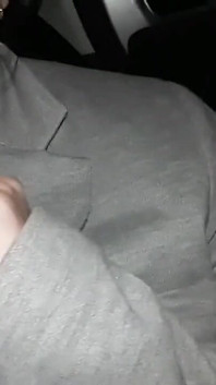 Tender Horny Teen Masturbates in an Uber