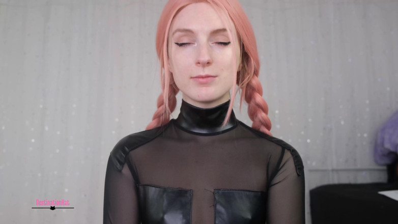 Destination Kat: Shiny Bodysuit JOI