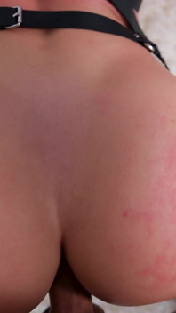 Hard and Passionate Sex in a Harness