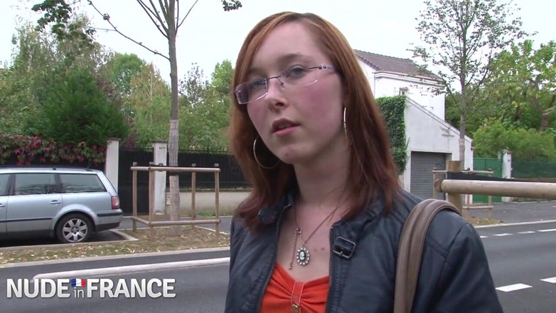 La France a Poil: Pretty young and small titted readhead slut banged and sodomized...