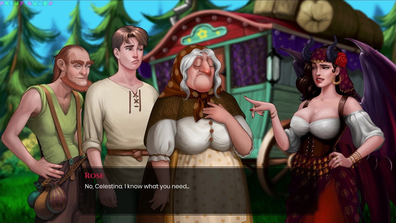 Porny Games: What a Legend! Sex with Sexy Gispsy, in the Magical...
