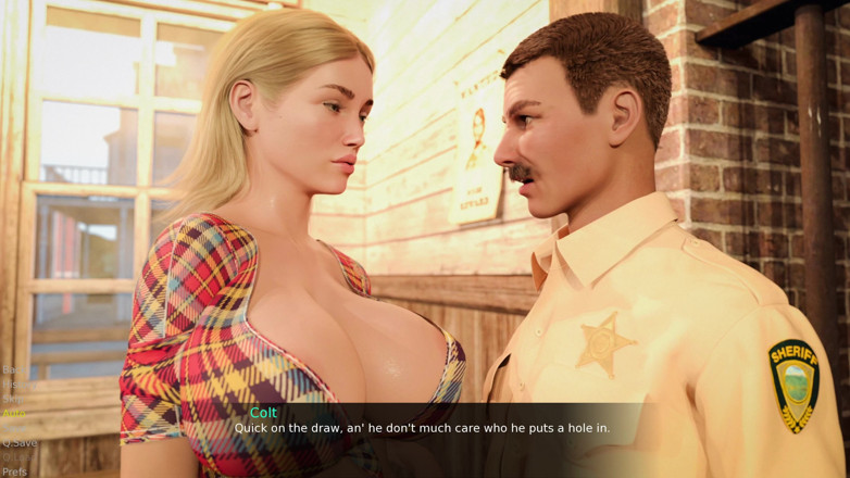 Porngame201: Везучие Lucy и Daltons Шпилются на Диком Западе 1