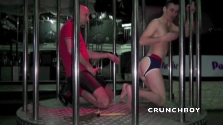 Crunch Boy: Slut fucked by stepdaddy master in club dance