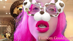 FinDom Goaldigger: 娘娘腔荡妇毛绒玩具改造