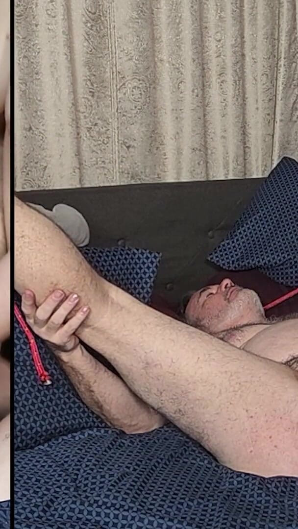 Bound Vibrator Prostate Massage and Hand Job (Vibra King Video)