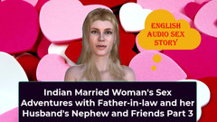 LustWhispers: Indická vdaná žena je sexuální dobrodružství s tchánem a nevlastním synovcem...