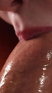 POV Blowjob Dreams. Big Fat Cock and Hot Redhead with Pale White Skin (part 1)