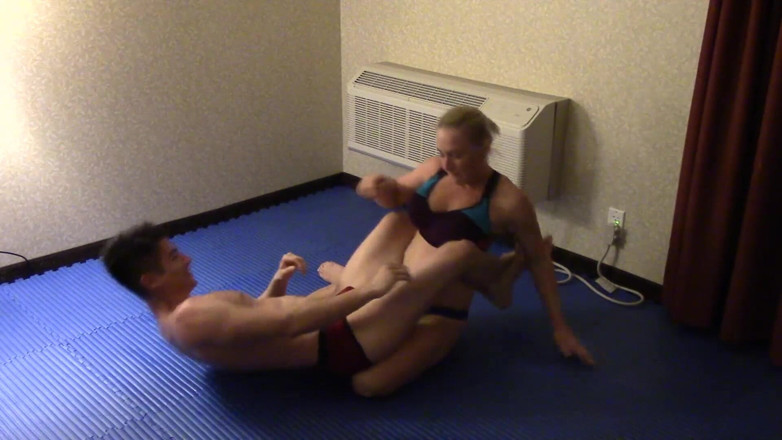 Goddess Anat Official: Anat Wrestles Garrick: Round 1, Part 1