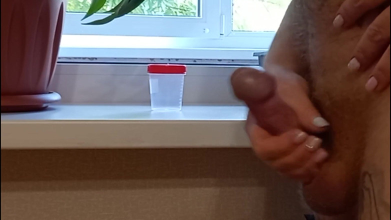 Zona901: Pielęgniarka szarpie mojego kutasa bierze spermę do analizy # 3