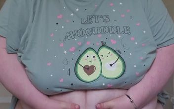 Goddess Bathroom Belly Play