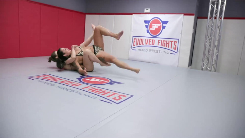 Evolved Fights Lez: Cheyenne jewel gegen miss demeanor weibliches wrestling