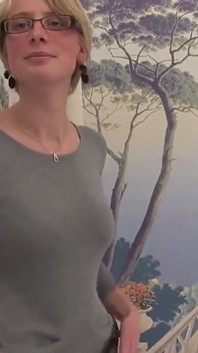 Wunderschöne vollbusige blonde milf tief in den arsch gefickt