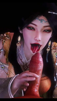 Fata cu prea mult cur - animație 3D Hentai