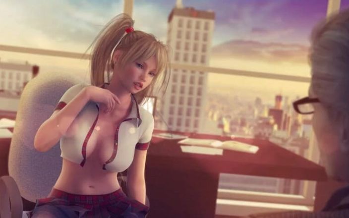 LoveSkySan69Real: Areas of Gray Dayzero - Parte 14 - Gata Gostosa em Uniforme Universitário...
