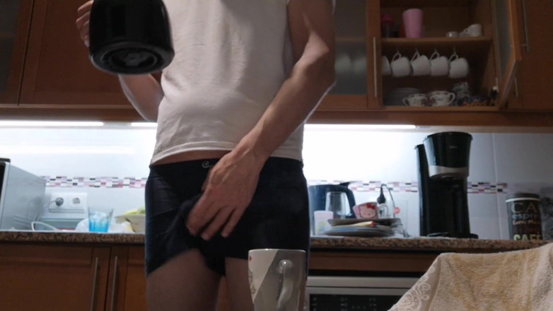 Rafael Torreano: Morning Routine: Pissing, Stripping and Jerking off