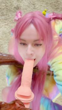 I'm Practicing Swallowing Cum on a Dildo.