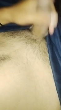Sto seduto ad aspettare qualche tirata con la mano