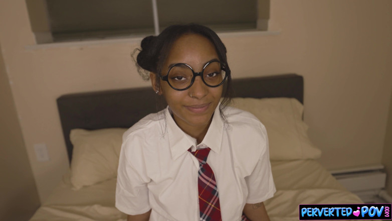 Perverted POV: Lost Teen Student Brought Home and Fucked