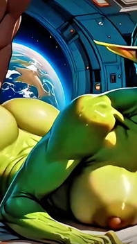 (4k) Ai 3D Animated - Horny Alien Slut X Human Male Fantasy (ai Visuals X)