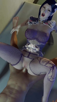 3D Big Boobs Slut Wearing Sexy Dress Got Fucked so Hard