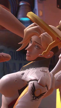 Sepongan belas kasihan. Parodi overwatch