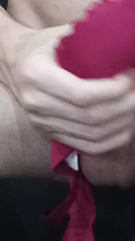 Big Cock Masturbation on Step Sister Bra
