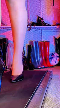 Daily Treadmill - Primark Translucent High Heels