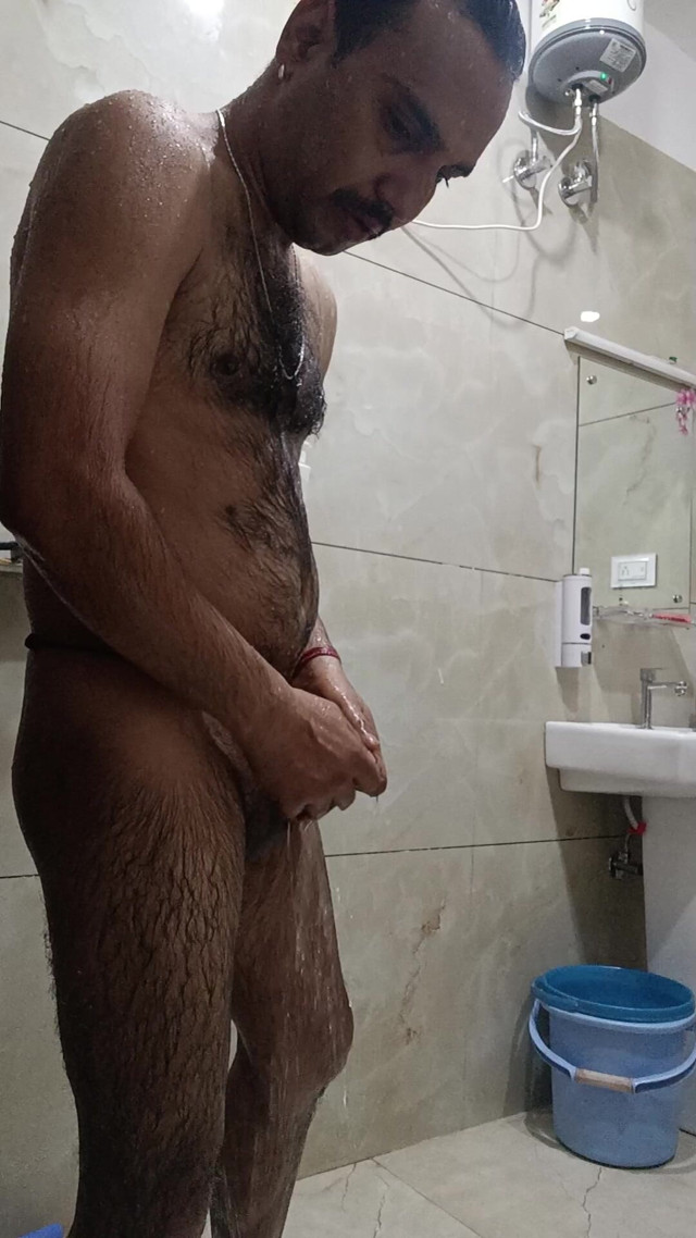 Indian Desi Man Sex and Show Shower Shoe and Masterbation (Indian Desi Man)