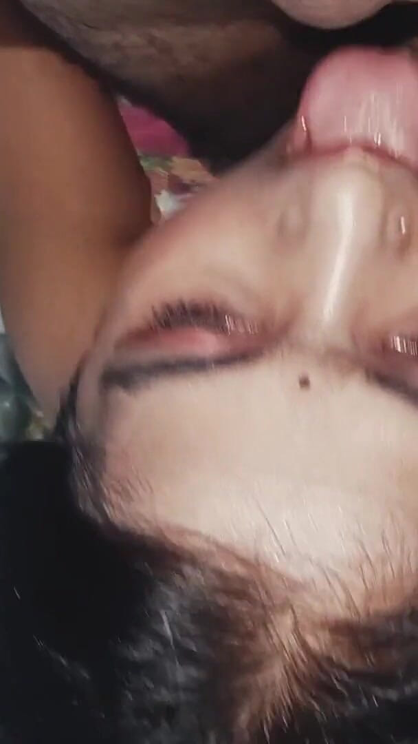 LateralChain349: Hot Indian Babe Sloppy Deepthroat &amp; Tongue Out Blowjob - Amateur Desi