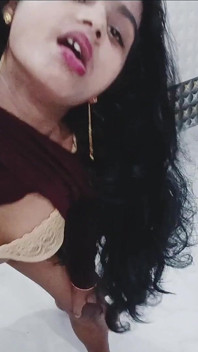 Indiana esposa em marrom top quente sexo oral - casal caseiro