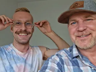 Sexy German Bottom Love Daddy Dick. I Enjoy It with Him Bareback Creampie Gay Anal.