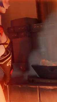 Xiangling Gets Her Ass Penetrated on the Kitchen's Floor First Time Anal Genshin Impact Porn Aether