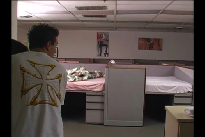 Hefburg: Praktikant tonåring kontor gruppknull