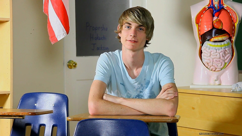 Teach Twinks: Hottie Preston Andrews has a few things to share