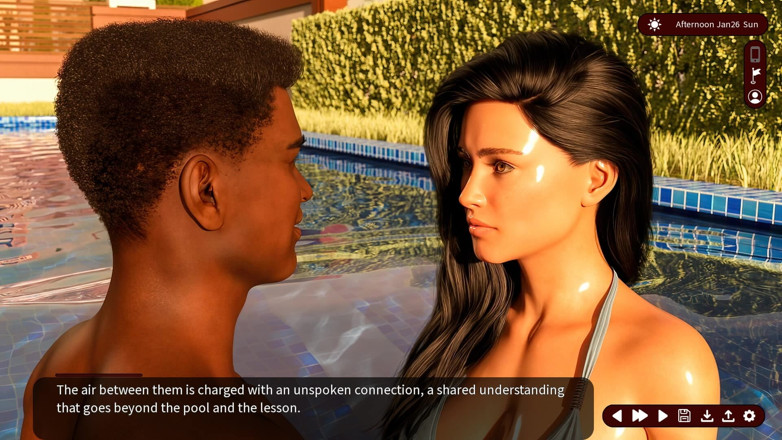 Dirty GamesXxX: กระซิบแห่งความปรารถนา: บทเรียนว่ายน้ําสําหรับเมียสุดฮอต - ตอนที่ 31