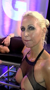 Ggg - Blonde & Pissed - Horny Blonde Slut in Lingerie Gets a Horny Golden Shower!