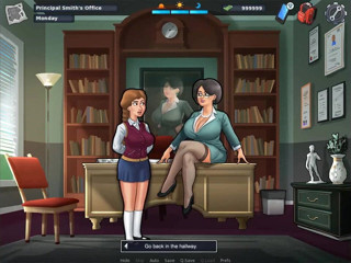 Dirty GamesXxX: Summertime Saga: naughty principal with big tits ep. 2