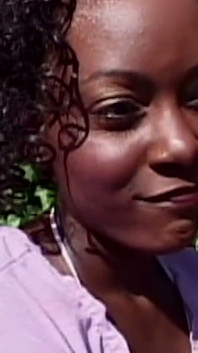 Curly Ebony College Cutie Rides Thick White Cock