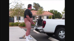 The porky pervert: Jackoff в бизнес-парке 2