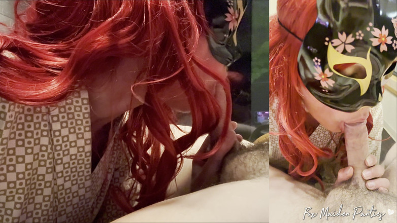 FoxMaidenPanties: Japonský styl: kouření, hra s kundičkou &amp; teplé sperma na mém...