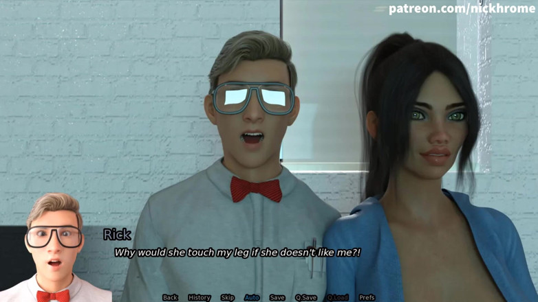 Visual Novels: SexBot 53 - clase de gimnasio