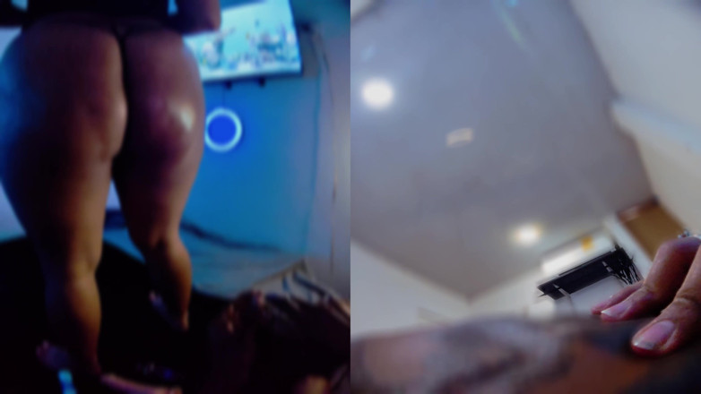 PABLO N3GROBAR: Cummy Bear POV Deepthroat Thick and Sexy Latina